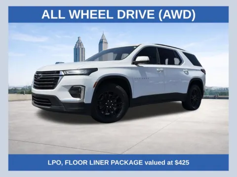 White 2023 Chevrolet Traverse LT Leather for sale in Marietta, GA