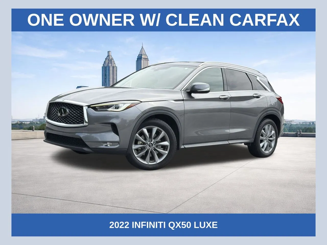 Gray 2022 INFINITI QX50 LUXE for sale in Marietta, GA