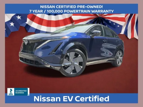 Blue 2024 Nissan Ariya PLATINUM+ e-4ORCE for sale in Marietta, GA
