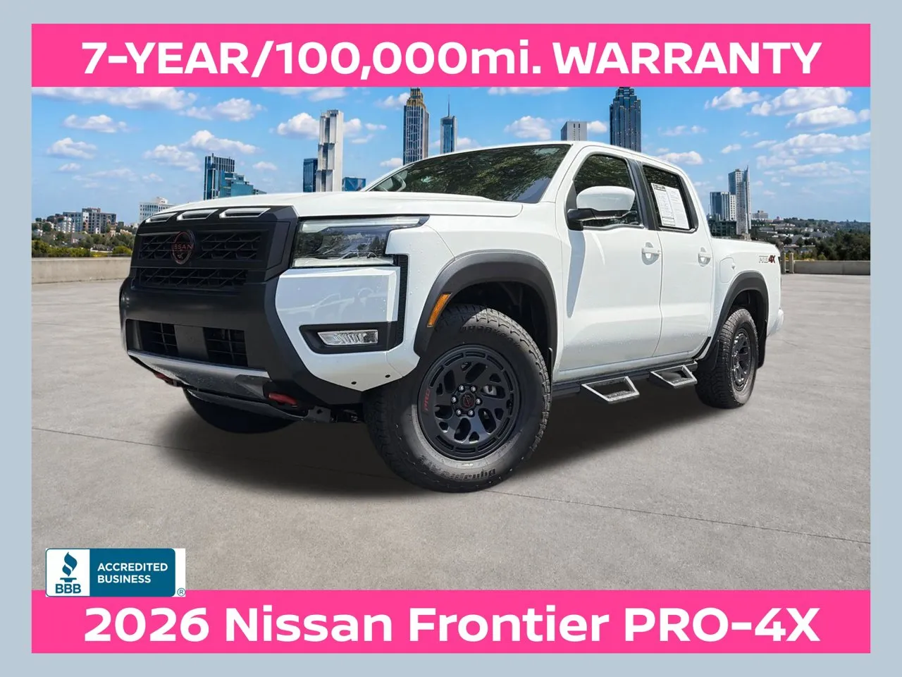 White 2026 Nissan Frontier PRO-4X for sale in Marietta, GA
