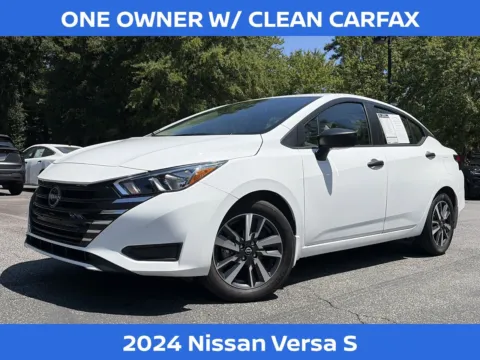 White 2024 Nissan Versa 1.6 S for sale in Marietta, GA