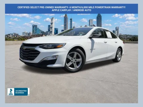 White 2021 Chevrolet Malibu LS for sale in Marietta, GA