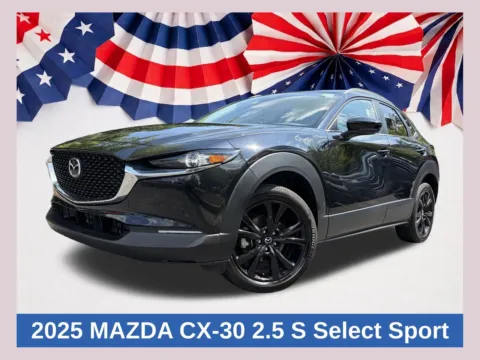 Black 2025 Mazda CX-30 2.5 S Select Sport for sale in Marietta, GA