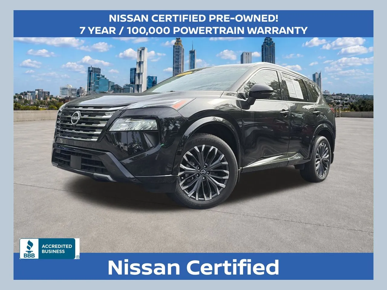 Black 2025 Nissan Rogue Platinum for sale in Marietta, GA