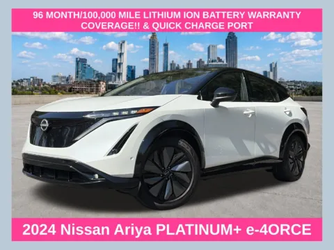Black 2024 Nissan Ariya PLATINUM+ e-4ORCE for sale in Marietta, GA