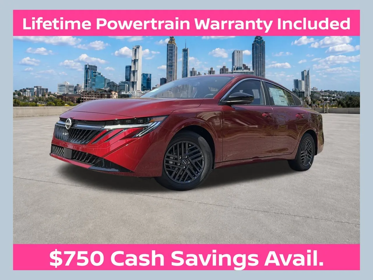 Red 2027 Nissan Sentra SV for sale in Marietta, GA