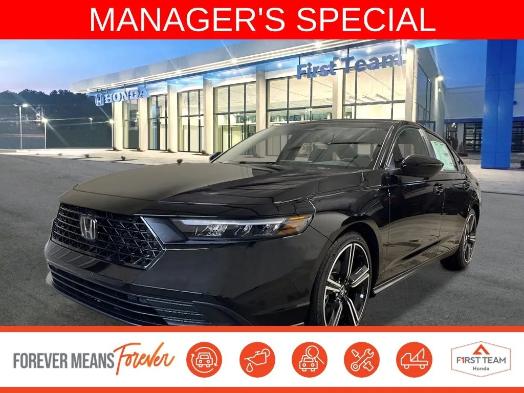 Black 2026 Honda Accord Hybrid Sport for sale in Chesapeake, VA