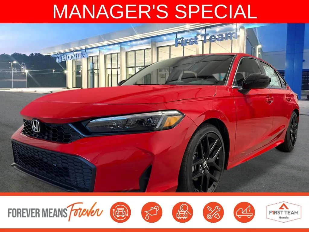 Red 2026 Honda Civic Sport for sale in Chesapeake, VA