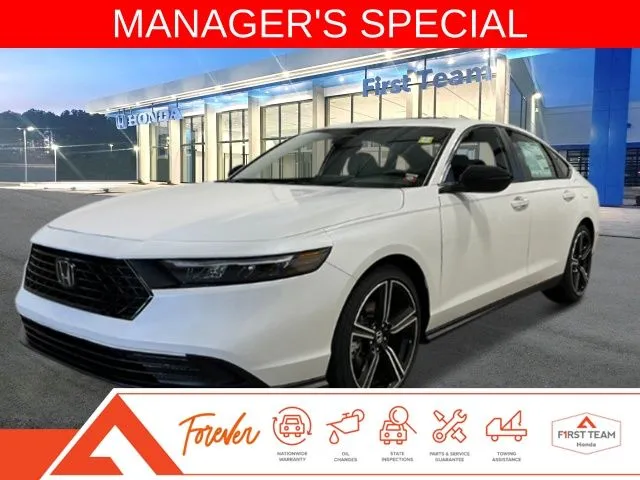 White 2025 Honda Accord Hybrid Sport for sale in Chesapeake, VA