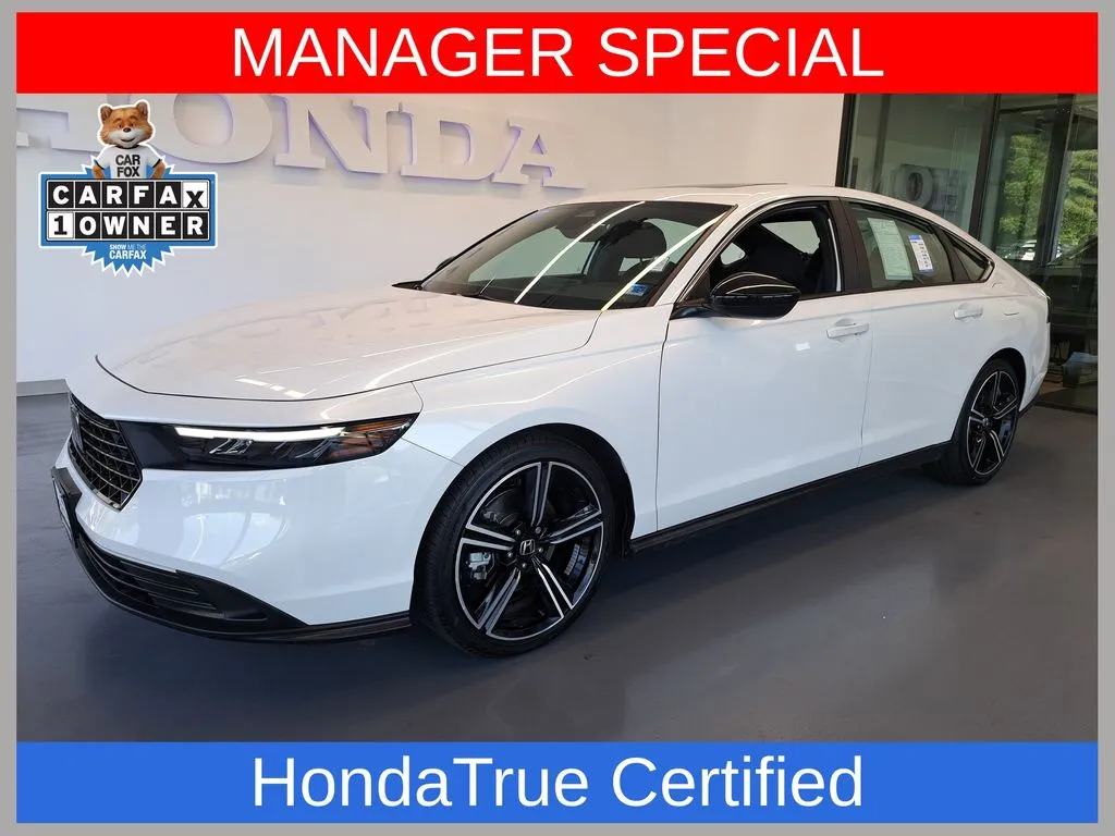 White 2025 Honda Accord Hybrid Sport for sale in Chesapeake, VA