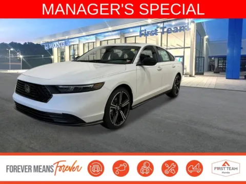 White 2025 Honda Accord Hybrid Sport for sale in Chesapeake, VA