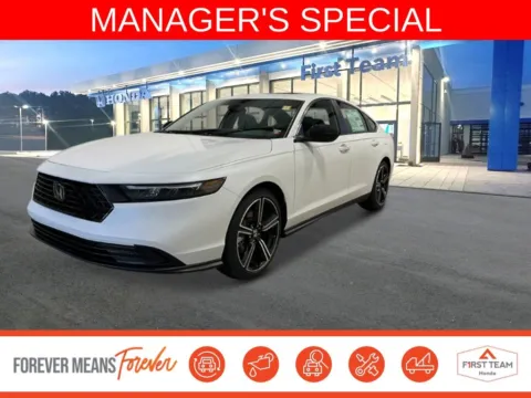 White 2025 Honda Accord Hybrid Sport for sale in Chesapeake, VA