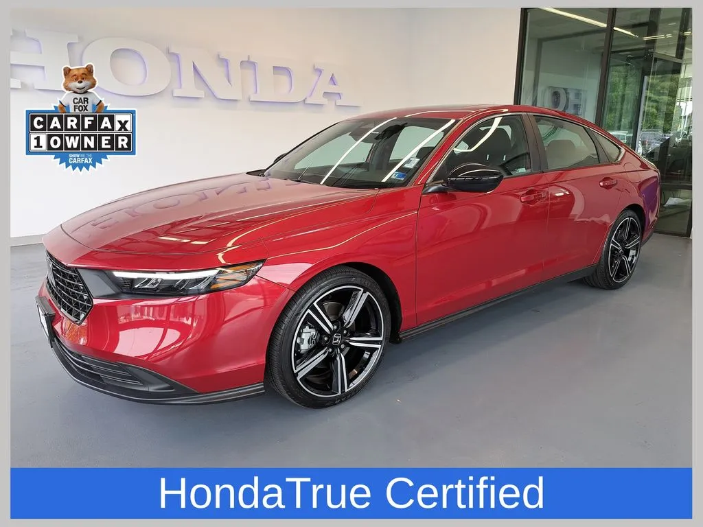 Red 2025 Honda Accord Hybrid Sport for sale in Chesapeake, VA