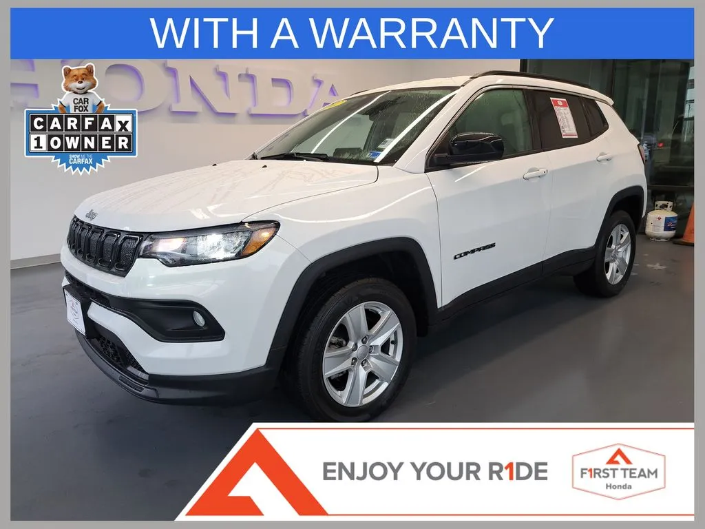White 2022 Jeep Compass Latitude for sale in Chesapeake, VA