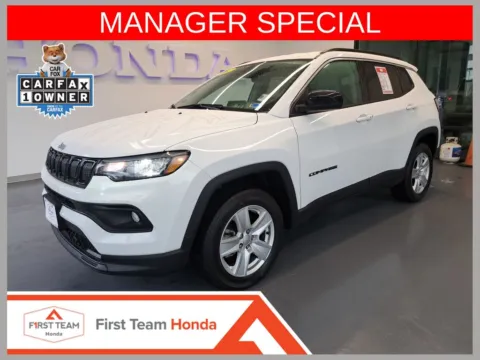White 2022 Jeep Compass Latitude for sale in Chesapeake, VA
