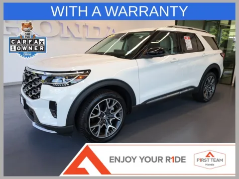 White 2025 Ford Explorer Platinum for sale in Chesapeake, VA