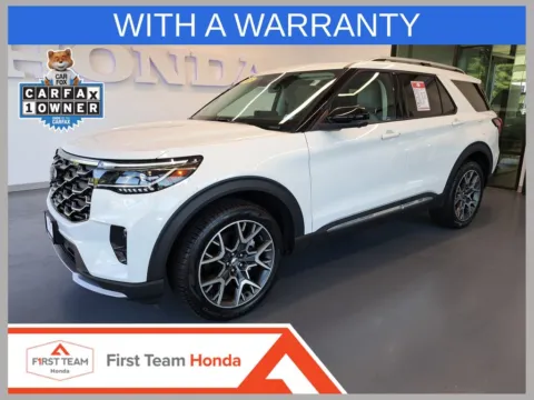 White 2025 Ford Explorer Platinum for sale in Chesapeake, VA