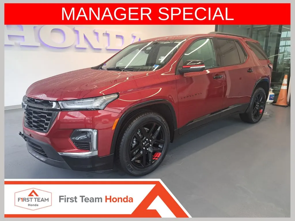 Red 2022 Chevrolet Traverse Premier for sale in Chesapeake, VA