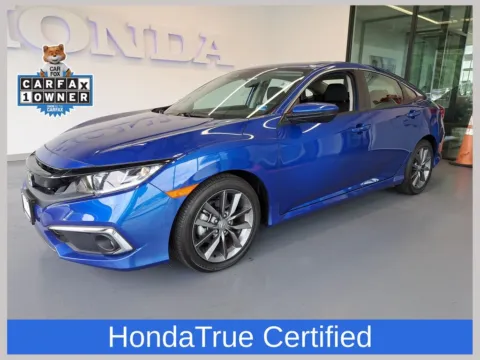 Blue 2021 Honda Civic EX for sale in Chesapeake, VA