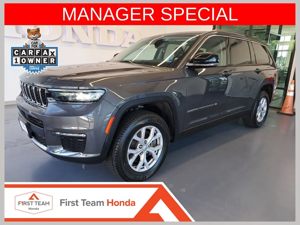 Gray 2022 Jeep Grand Cherokee L Limited for sale in Chesapeake, VA
