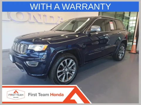 Blue 2018 Jeep Grand Cherokee Overland for sale in Chesapeake, VA