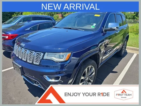 Blue 2018 Jeep Grand Cherokee Overland for sale in Chesapeake, VA