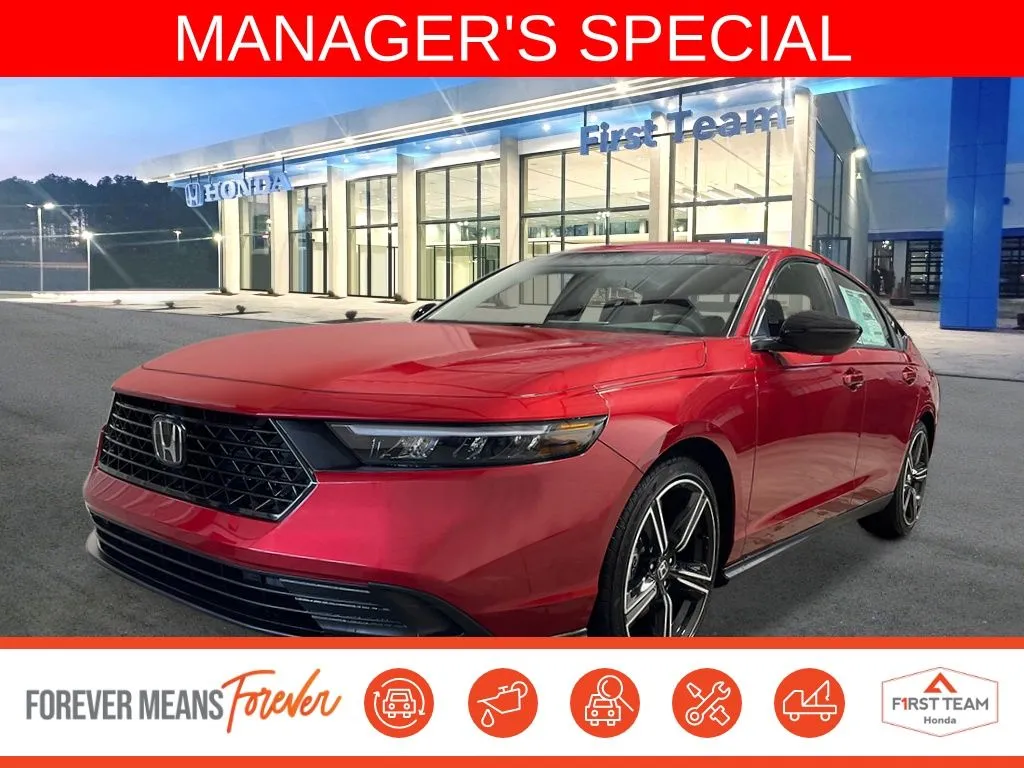 Red 2026 Honda Accord Hybrid Sport for sale in Chesapeake, VA