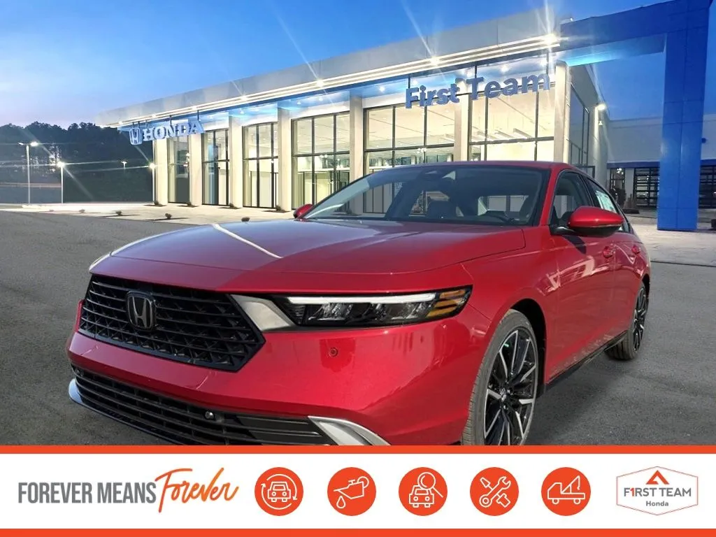 Red 2026 Honda Accord Hybrid Touring for sale in Chesapeake, VA