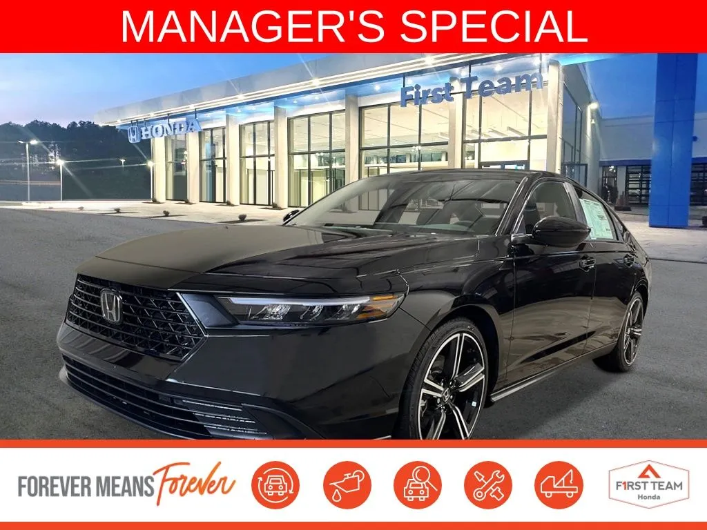 Black 2026 Honda Accord Hybrid Sport for sale in Chesapeake, VA