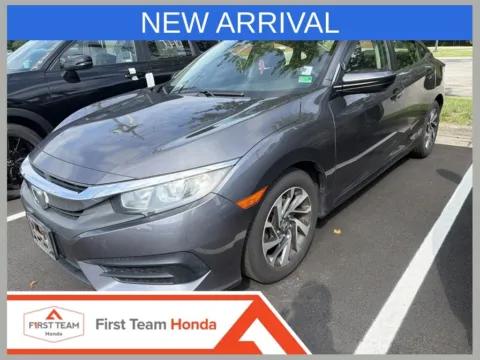 Gray 2018 Honda Civic EX for sale in Chesapeake, VA