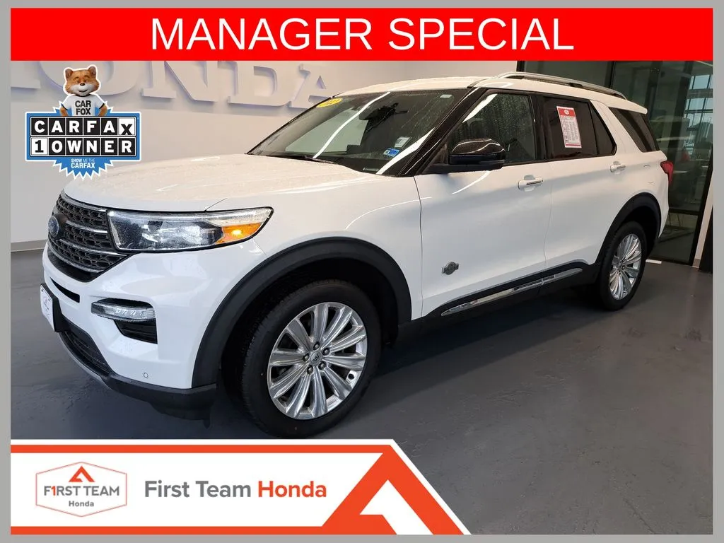 White 2022 Ford Explorer King Ranch for sale in Chesapeake, VA