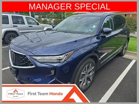 Blue 2024 Acura MDX Technology for sale in Chesapeake, VA