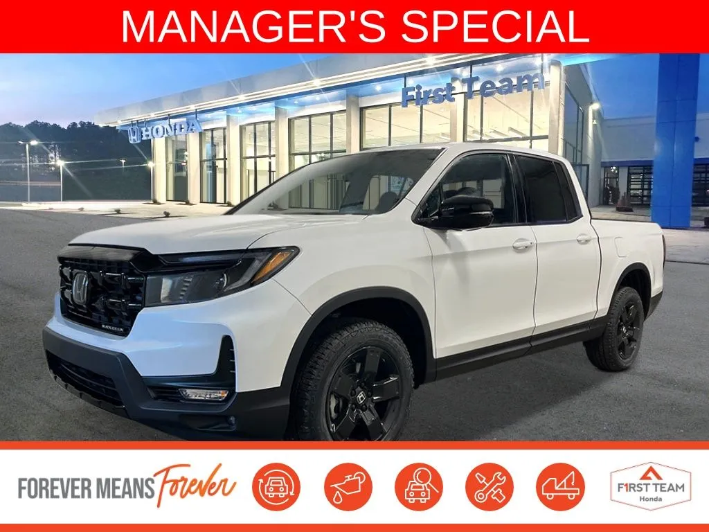 White 2026 Honda Ridgeline Black Edition for sale in Chesapeake, VA