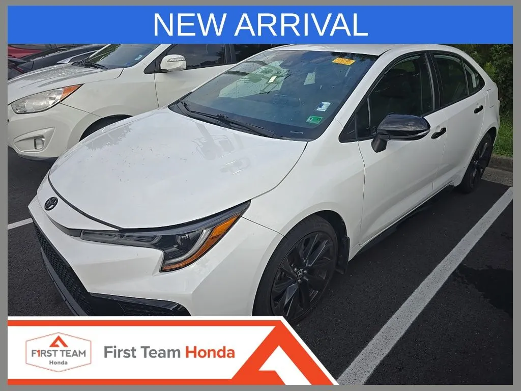 White 2021 Toyota Corolla SE Nightshade for sale in Chesapeake, VA