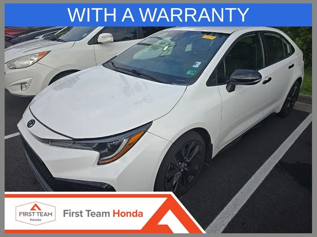 White 2021 Toyota Corolla SE Nightshade for sale in Chesapeake, VA