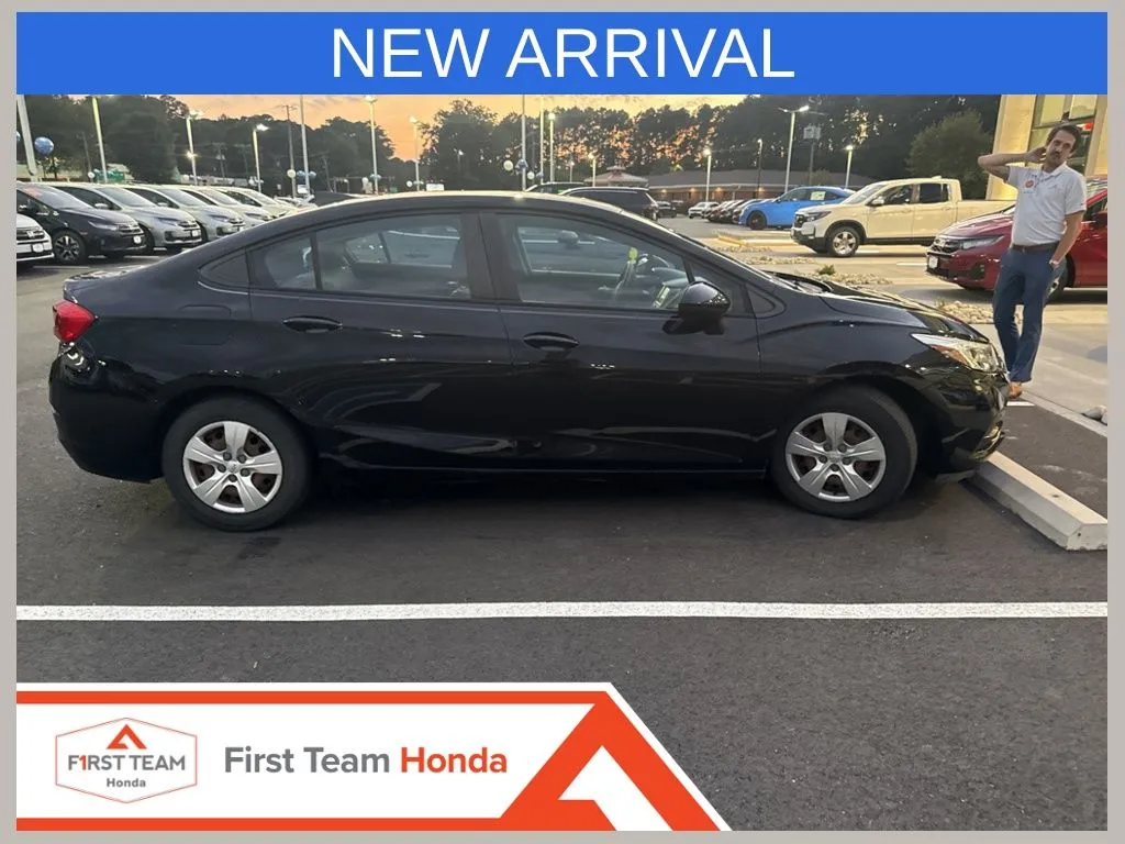 Black 2017 Chevrolet Cruze LS for sale in Chesapeake, VA