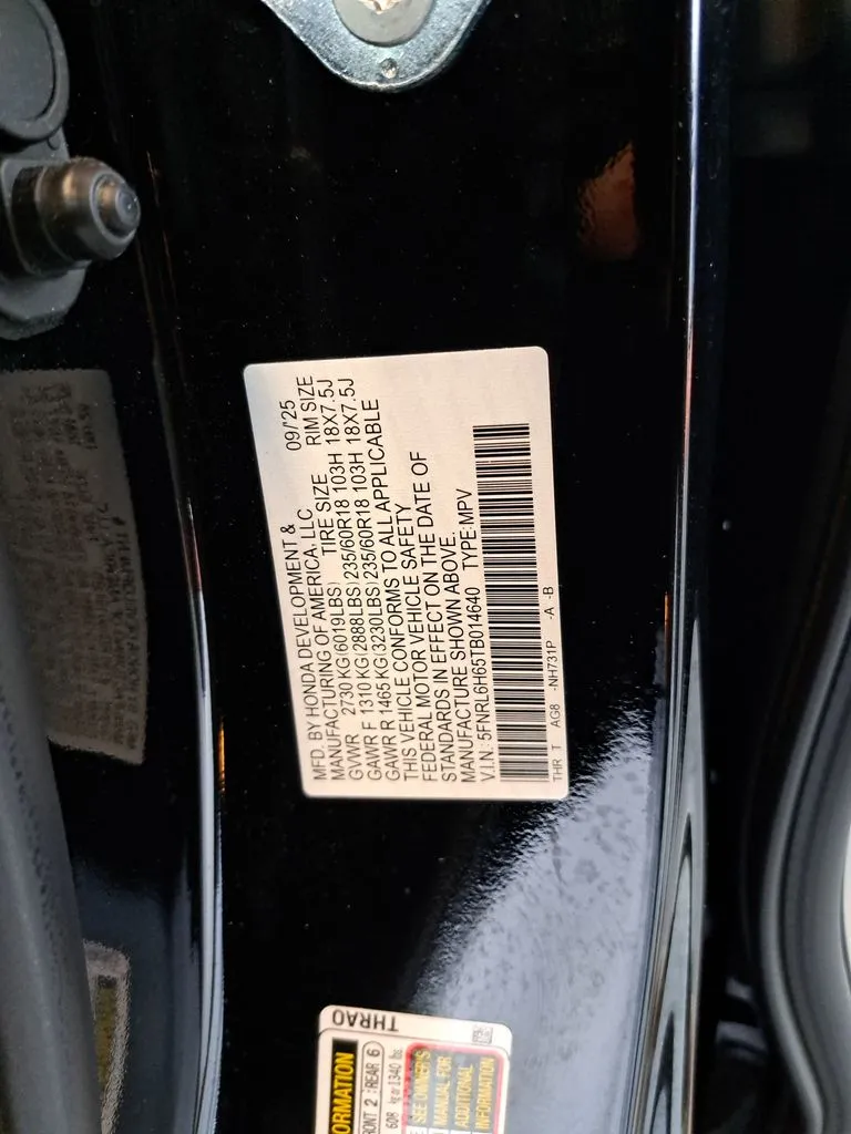 2026 Honda Odyssey EX-L - Photo 39