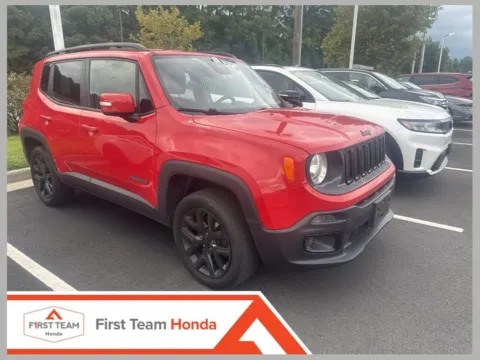 Red 2017 Jeep Renegade Latitude for sale in Chesapeake, VA