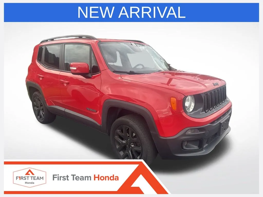 Red 2017 Jeep Renegade Latitude for sale in Chesapeake, VA