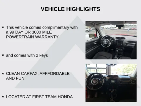 Another view of 2017 Jeep Renegade Latitude for sale in Chesapeake, VA at First Team Honda