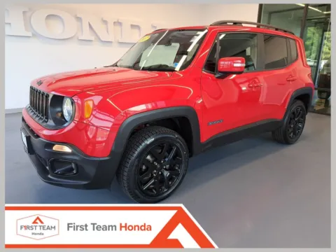 Red 2017 Jeep Renegade Latitude for sale in Chesapeake, VA