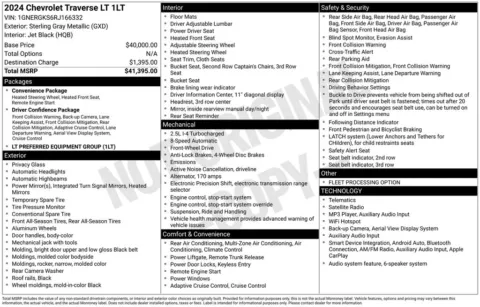 Photos of 2024 Chevrolet Traverse LT for sale in Chesapeake, VA at First Team Honda