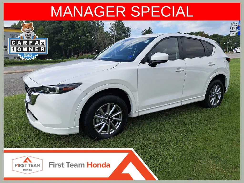 White 2025 Mazda CX-5 2.5 S Select Package for sale in Chesapeake, VA