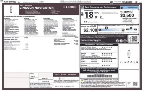 Photos of 2019 Lincoln Navigator Reserve for sale in Chesapeake, VA at First Team Honda