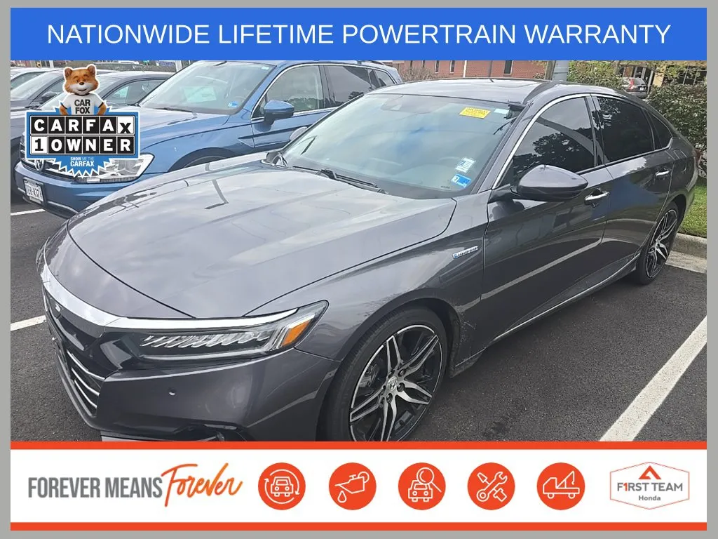 Gray 2022 Honda Accord Hybrid Touring for sale in Chesapeake, VA