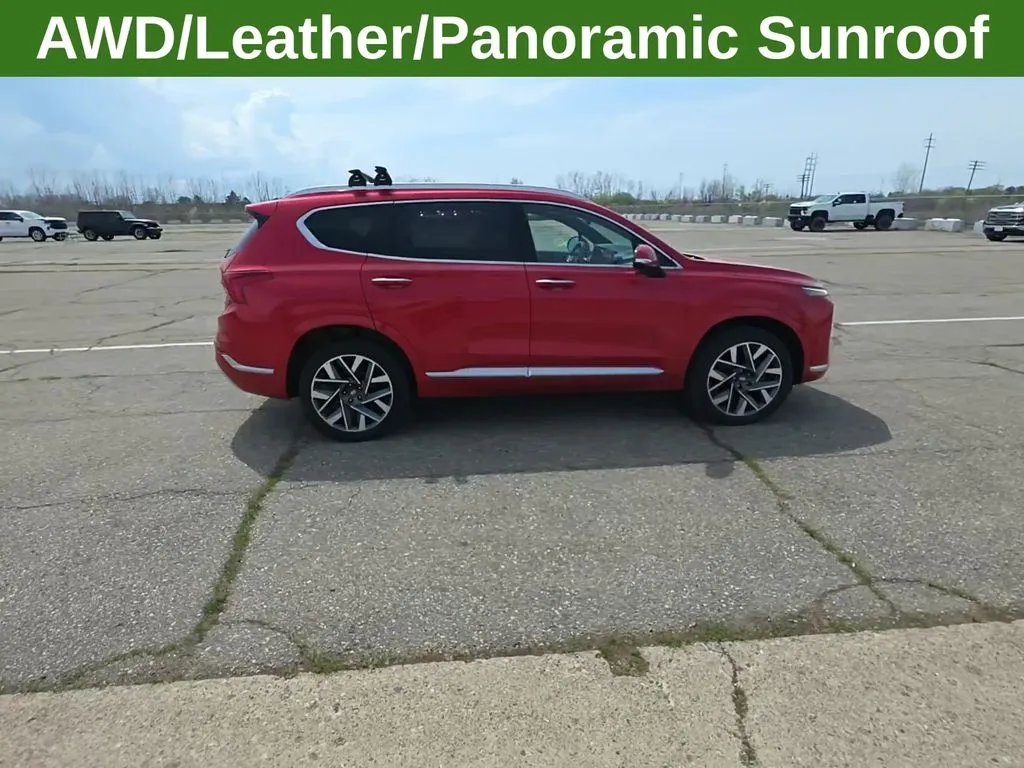 Red 2022 Hyundai Santa Fe Calligraphy for sale in Columbus, OH