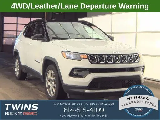White 2025 Jeep Compass Limited for sale in Columbus, OH