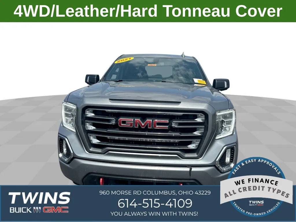 Silver 2021 GMC Sierra 1500 AT4 for sale in Columbus, OH