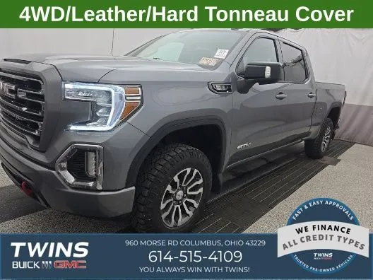 Silver 2021 GMC Sierra 1500 AT4 for sale in Columbus, OH