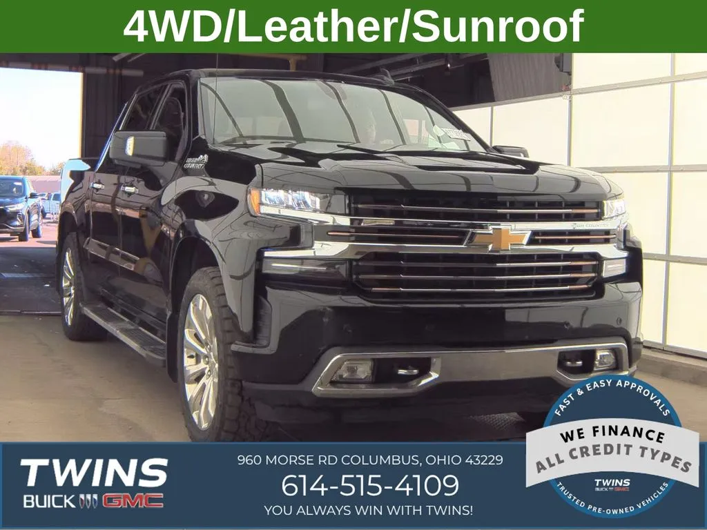 Black 2022 Chevrolet Silverado 1500 LTD High Country for sale in Columbus, OH